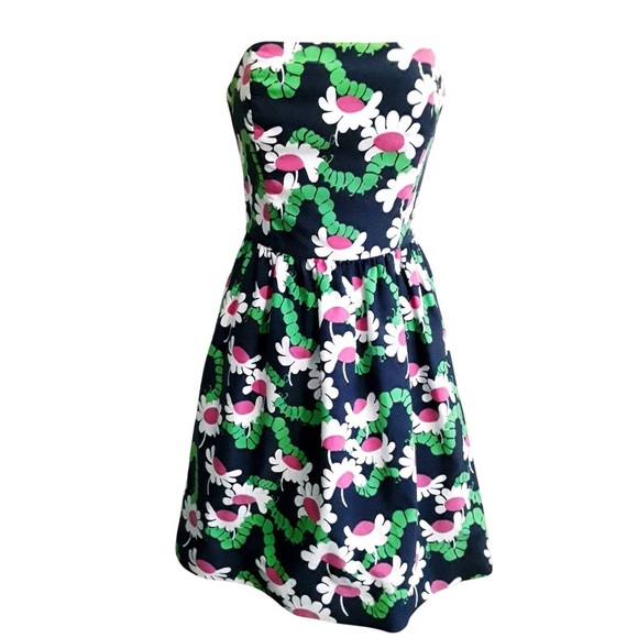 LILLY PULITZER Strapless Dress - Picture 1 of 5